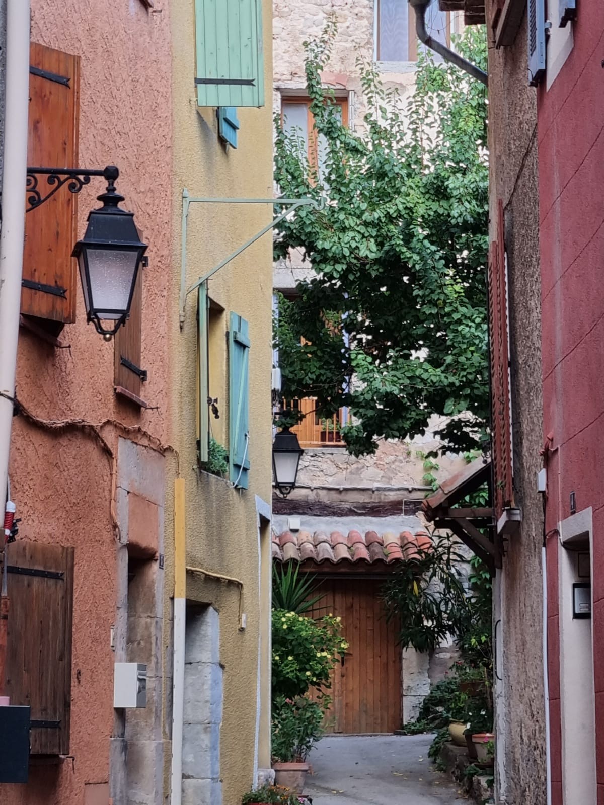 Façades de maison à La Roquebrussanne