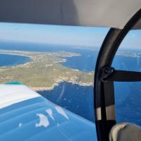 Ile de Porquerolles vue d'avion