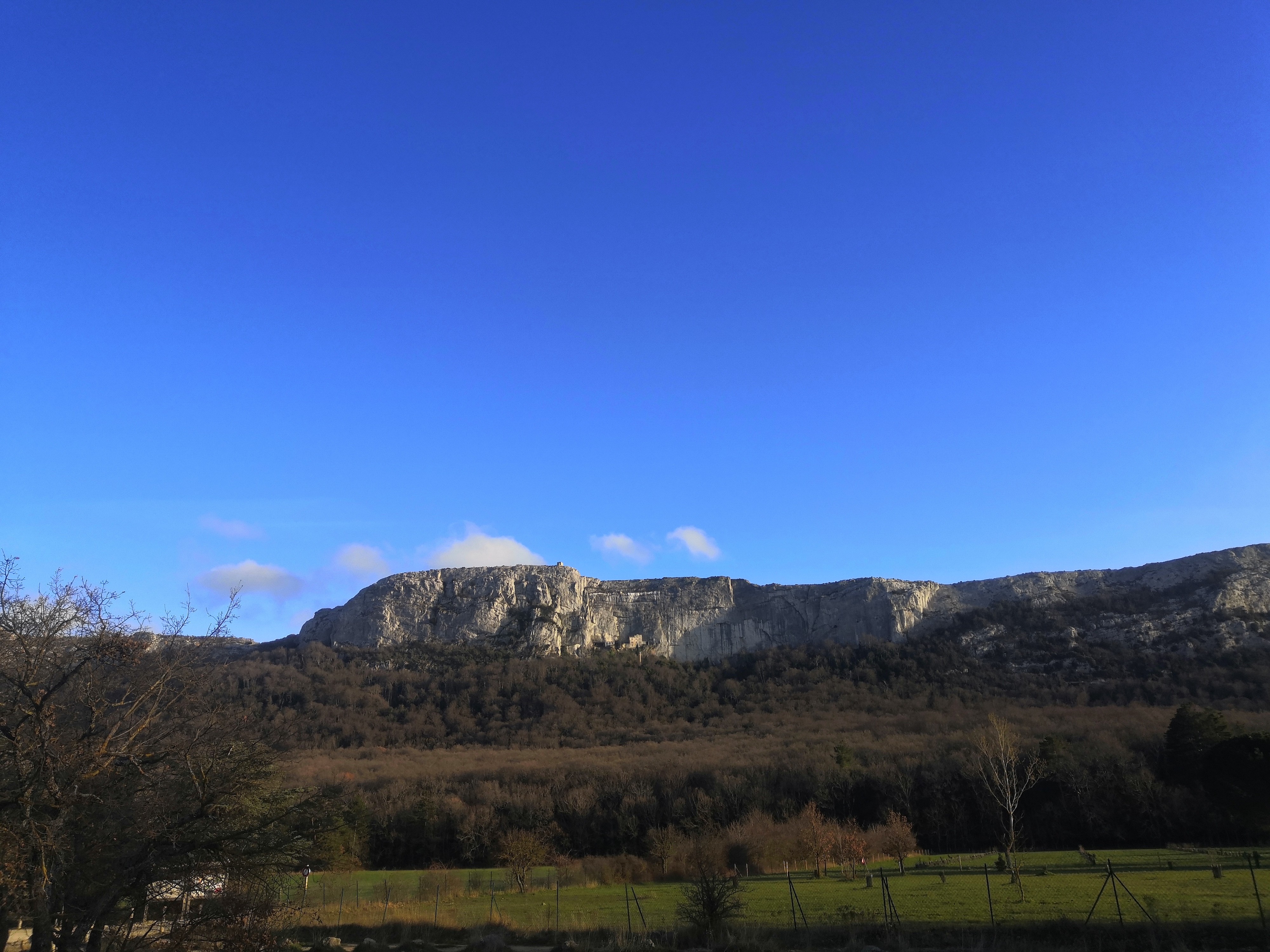 Sainte-Baume depuis l'hostellerie au Plan-d'Aups