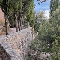 Terrasse de la chapelle ND de l'Inspiration à La Roquebrussanne